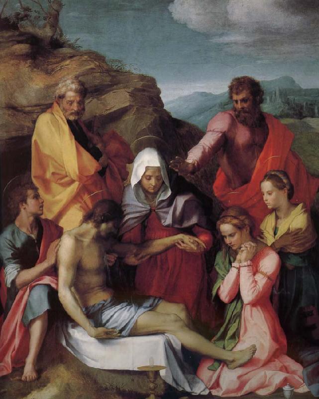 Andrea del Sarto The dead Christ of Latter-day Saints and Notre Dame Spain oil painting art